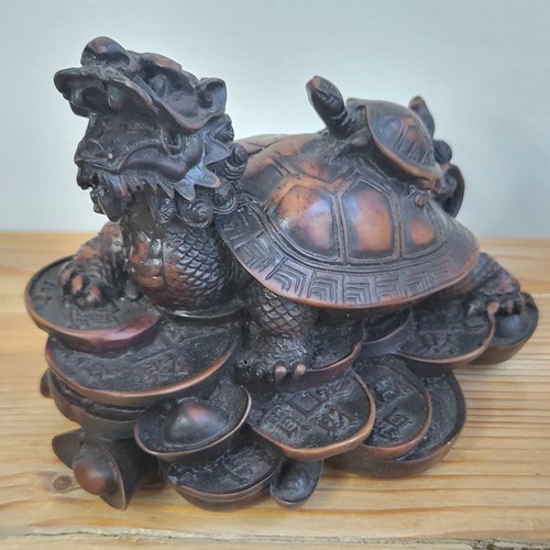 Statuette dragon tortue - dragon,