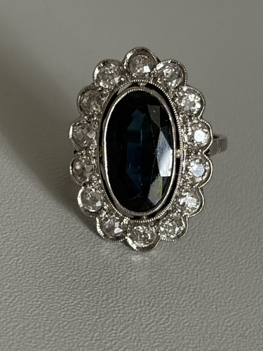 7780 bague ancienne platine - ancienne,