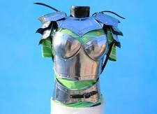 Costume de chevalier médiéval, reine, dame, femme, demi-armure corporelle, cadea