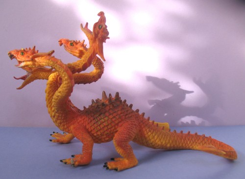 Figurines dragon têtes - figurines,