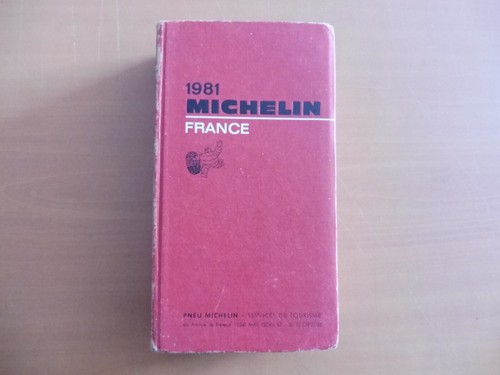 Ancien guide michelin 1981 - ancien,