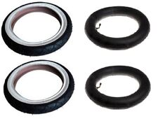 2 X WHITE WALL Landau Pneus 12 1/2 " X 2 1/4 + Plié Valve Tubes Costumes Icandy