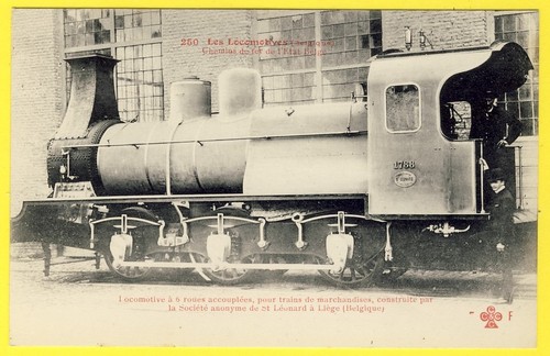 Cpa locomotive pour trains - pour, de