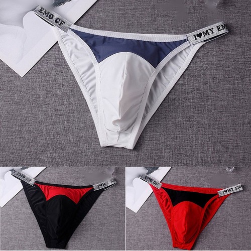 Slip homme couleur unie motif