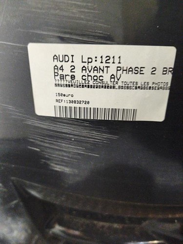 Pare choc avant audi 2 - audi,