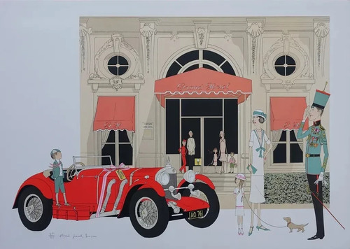 Lithographie denis paul noyer - paul,