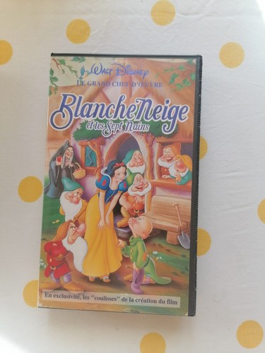 Vhs disney blanche neige et - vhs,