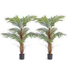 VEVOR Arbre Artificiel Palmier à Noix de Bétel Plante Artificielle 800x1219 mm