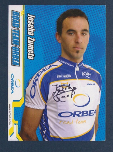 Cyclisme carte cycliste joseba - carte,