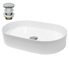 Lavabo en céramique blanc