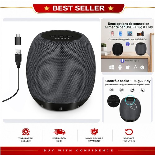 Zetiy haut parleur usb et - zetiy,