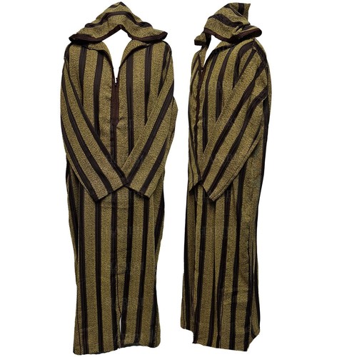 Homme marron rayé marocain - homme,