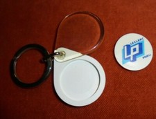 Key Ring Keychain Token Holder Caddy LP Leclerc Tire - Cart Not' 