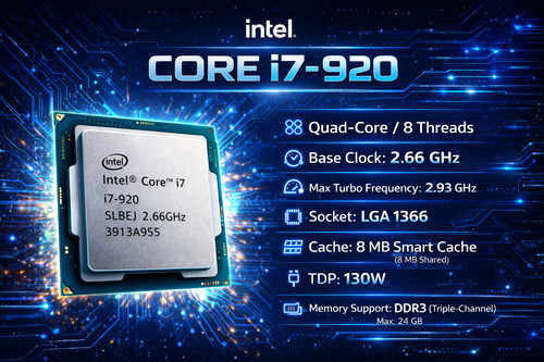 Processeur intel core - , i7-920
