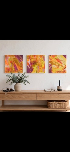 Tableau peinture abstraite - peinture,