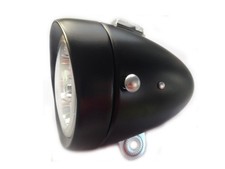 Feu Avant 6 LED Métal Noir phare vélo cruiser chopper américain VTT
