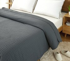 ⭐️ WOLTU Couvre-Lit Matelassé / Jeté de Lit Double Réversible - 170 x 210 cm - G