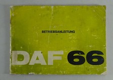 Operating Instructions/Manual DAF 66 + Marathon, Estate, Van Stand 09/1972