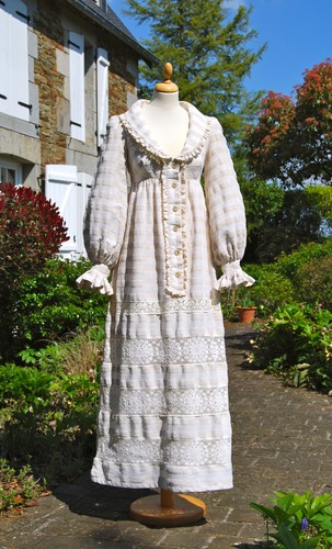 Robe vintage regency - vintage, anglais