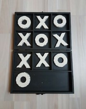 Jeu Morpion Geant En Bois avec boite de jeu