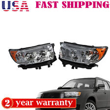 Halogen Headlight For 2006-2008 Subaru Forester Headlamp Left+Right Side