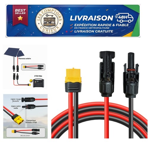 Câble charge solaire m - 3,