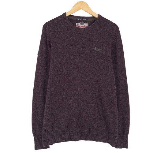 Superdry pull over - superdry, rouge