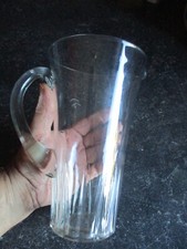 Ancienne Carafe 1L a Vin Pichet Eau Verre Travail Artisanal de Maitre Verrier