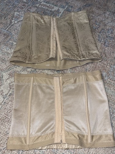 Beige vintage girdle floral - 2,