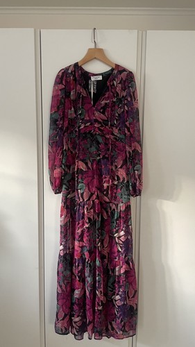 Robe longue fleurie