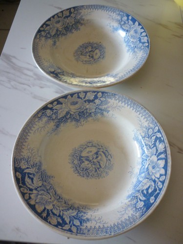 Anciennes assiettes creuse - 2,