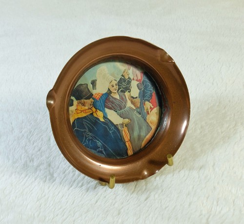 Cendrier cuivre fond - cuivre, et