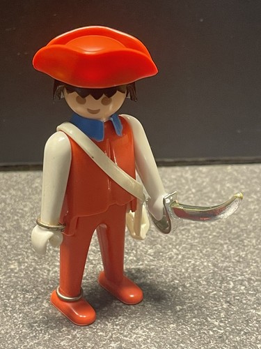 Playmobil vintage pirate rouge - playmobil,