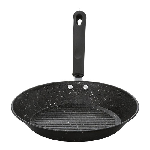 Poêle frire 23x23cm acier - poêle,