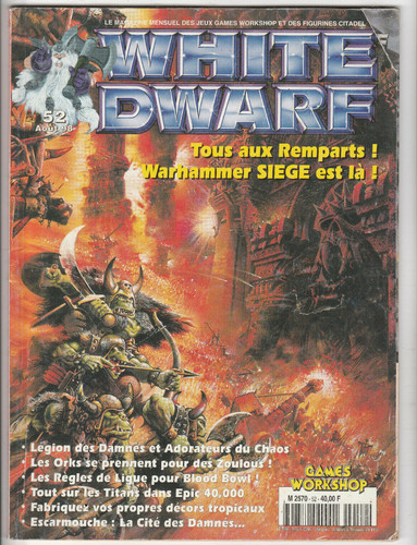 White dwarf août 1998 - 52,