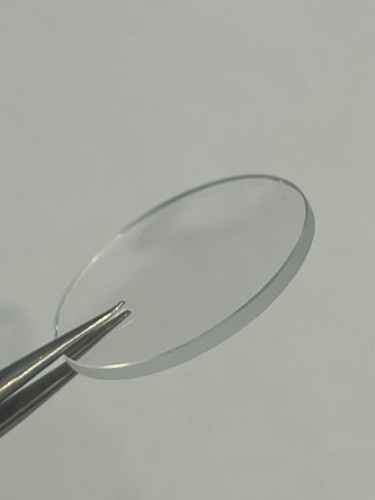 Verre montre rond minéral - verre,