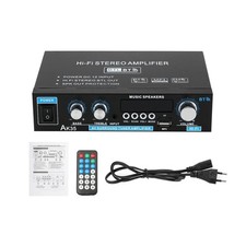 Amplificateur Stéréo Hifi Bluetooth 5.0 USB FM Micro SD 800W 2 Canaux AK35