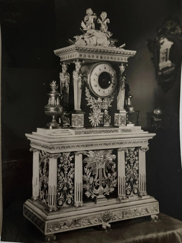 Photographie pendule bronze - pendule,
