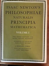 Isaac Newton's Philosophiae Naturalis Principia Mathematica 2 VOL - 3RD Ed 1726