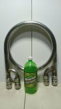 Turbotec 1.5" Stainless Steel Coiled Tube Heat Exchanger w/ (4) Swagelok 1.25" 