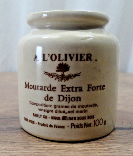 Ancien pot moutarde a - pot,
