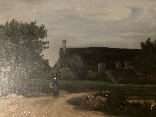 Belle peinture paysage - belle, huile