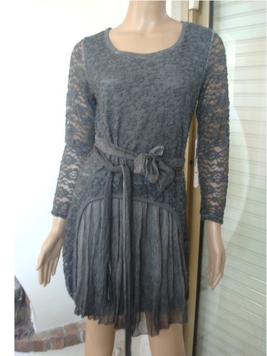 Robe voile dentelle - robe, et