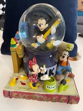 Large Snow Globe Musical Snowball Disney Mickey Mouse Club March