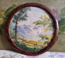 ANCIENNE AQUARELLE PAYSAGE DE