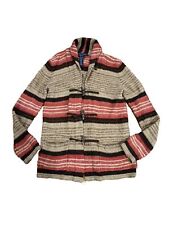 Vintage Ralph Lauren Hand Knit Tricote A La Main  Southwestern Serape Cardigan M
