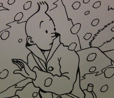 d'après HERGÉ TINTIN AU PAYS