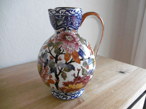 Pichet faience gien - gien, decor