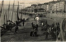 Old postcard Nantes - Le Marché aux Moules (222809)