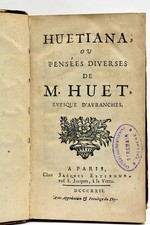 Livres ancien HUET Recueil
